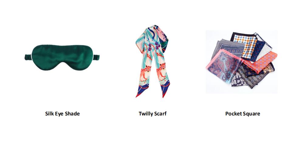 100% silk scarf
