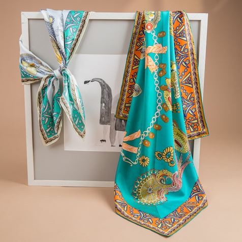 Yalpiz yashil rangli raqamli kvadrat sharf